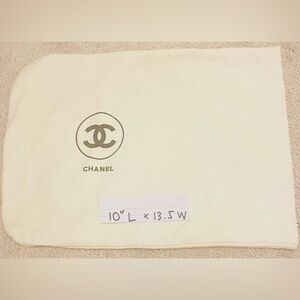 CHANEL Black Dust Bag Chanel Small Dust Bag Wallet Mini Bag Vtg Chanel Dustbag
